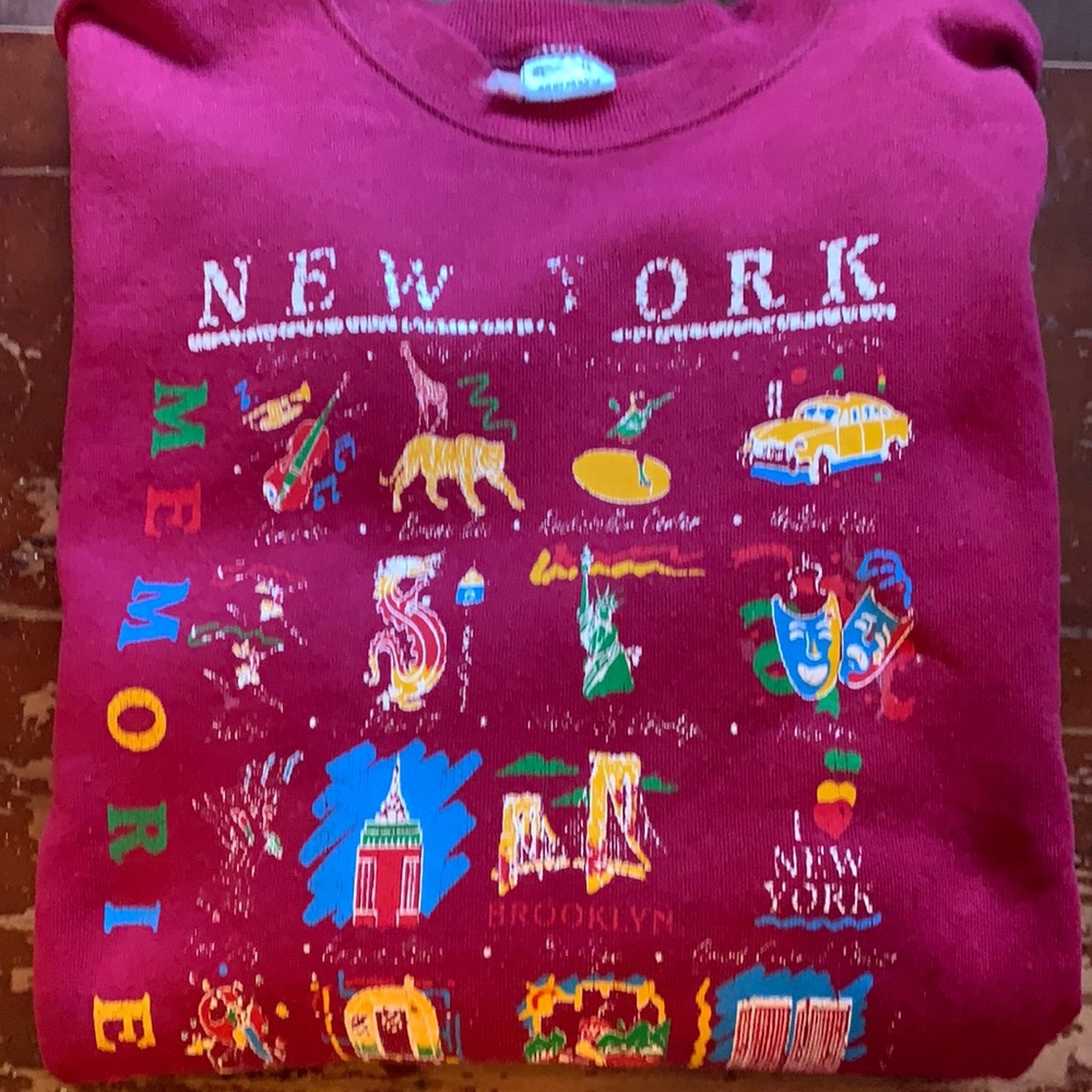 Vintage NY memories crew sweatshirt